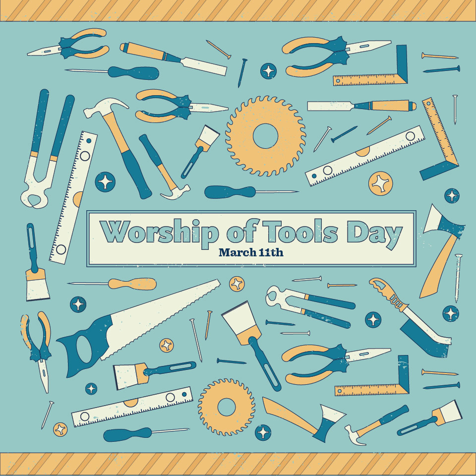 Worship of Tools day!