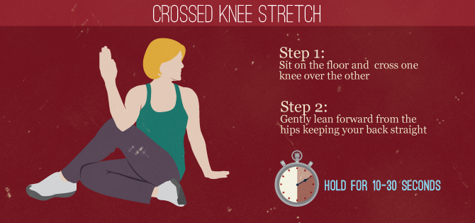 Avoiding Back Pain - The Crossed Knee Stretch