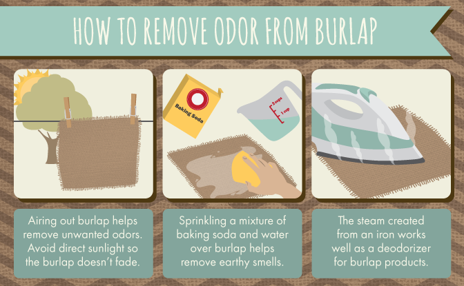 How to Remove Burlap Odors