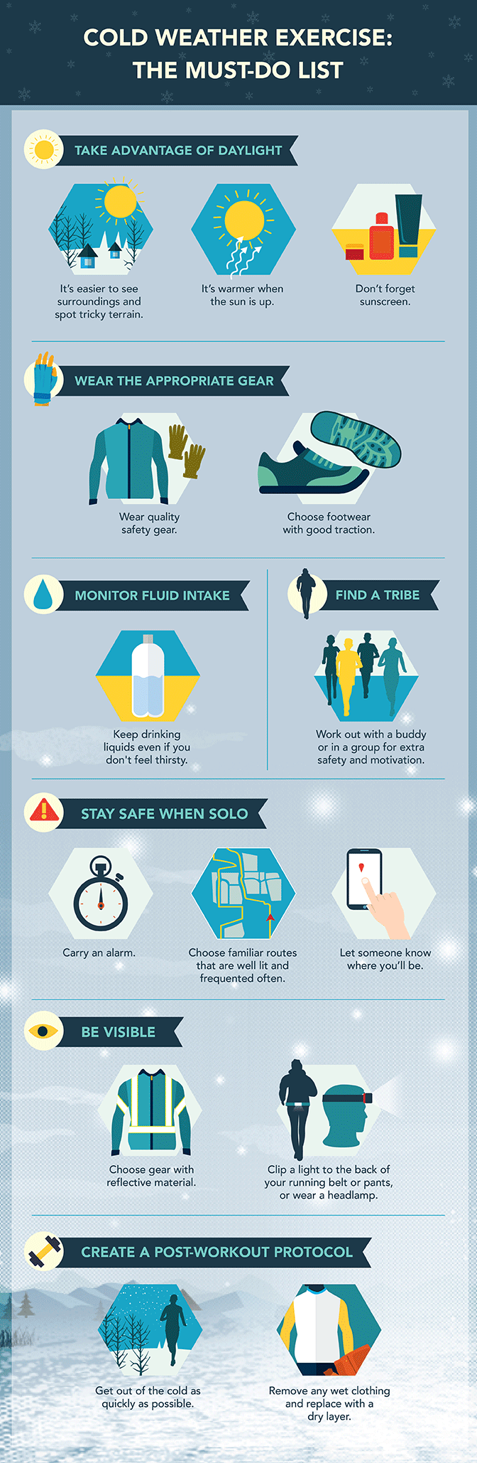 Cold Weather Exercise - The Must-Do List