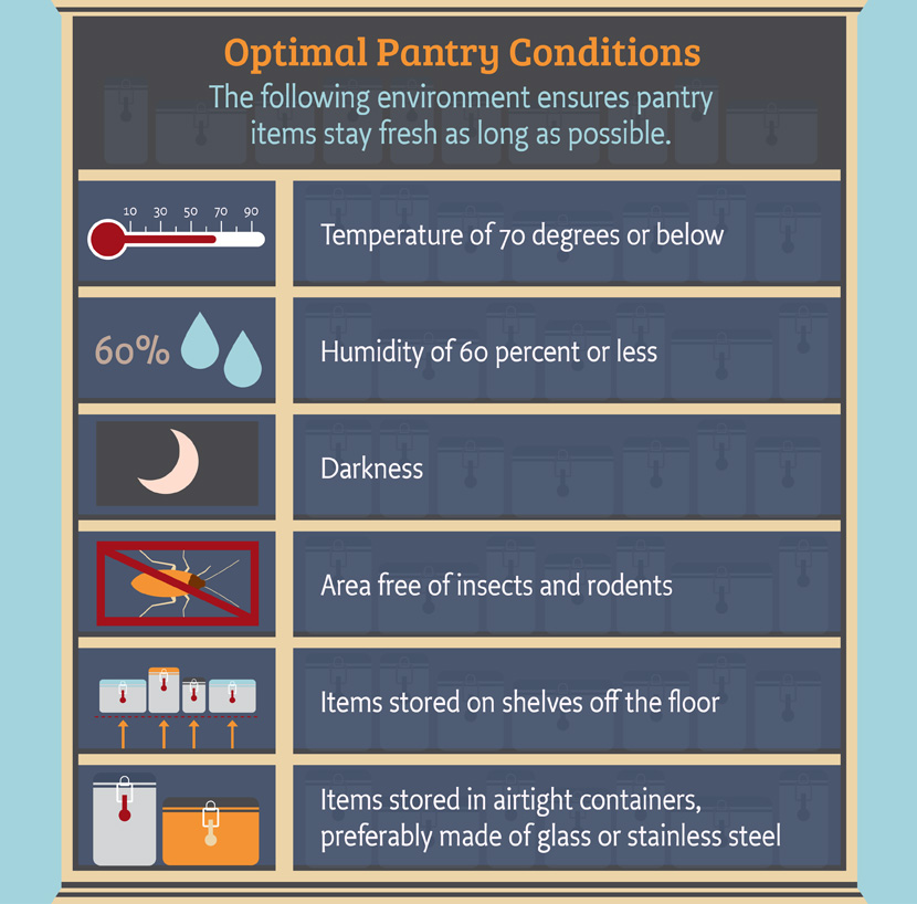 Pantry Power: Optimal Pantry Conditions