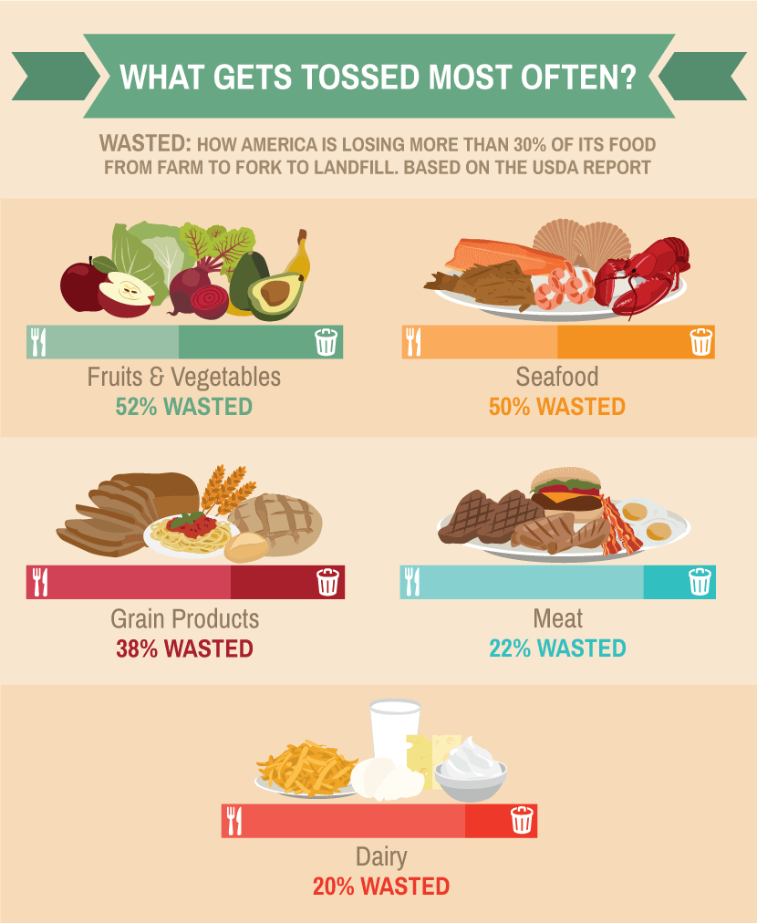 Food Waste: What Gets Tossed Most Often