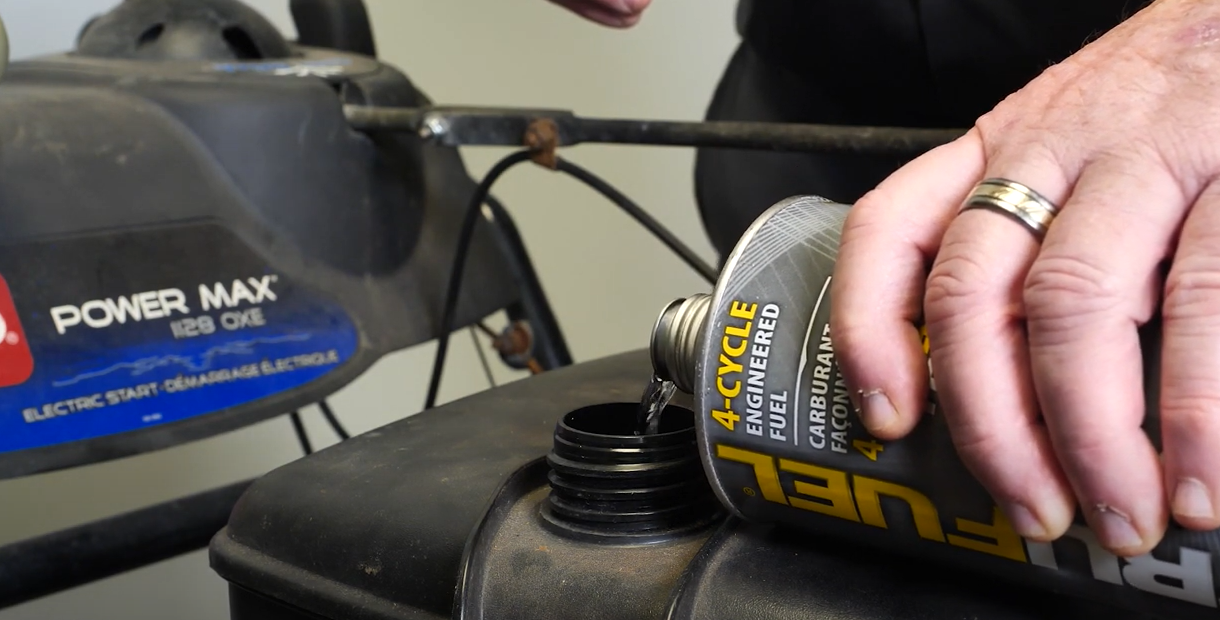 End of Season Snowblower Maintenance: Fuel