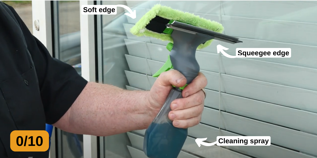 Window Washing: Three-in-One Tool
