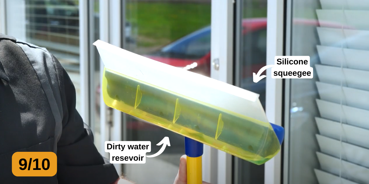 Window Washing: Silicone Squeegee