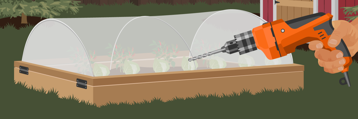 Make a Hinged Hoop House