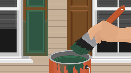 How to Repaint Your Vinyl Shutters