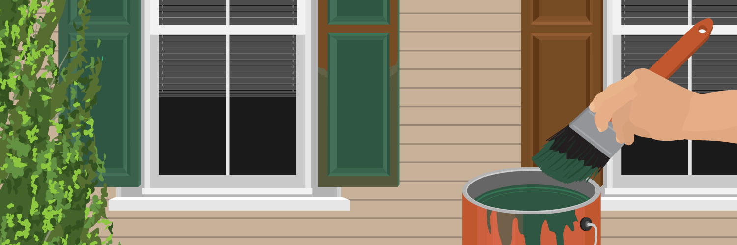 How to Repaint Your Vinyl Shutters