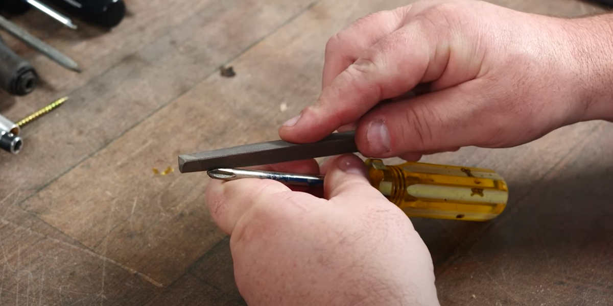 Screwdriver Basics: Clean and File the Bits
