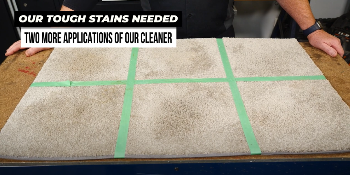 Carpet Stain Removal: Final Results