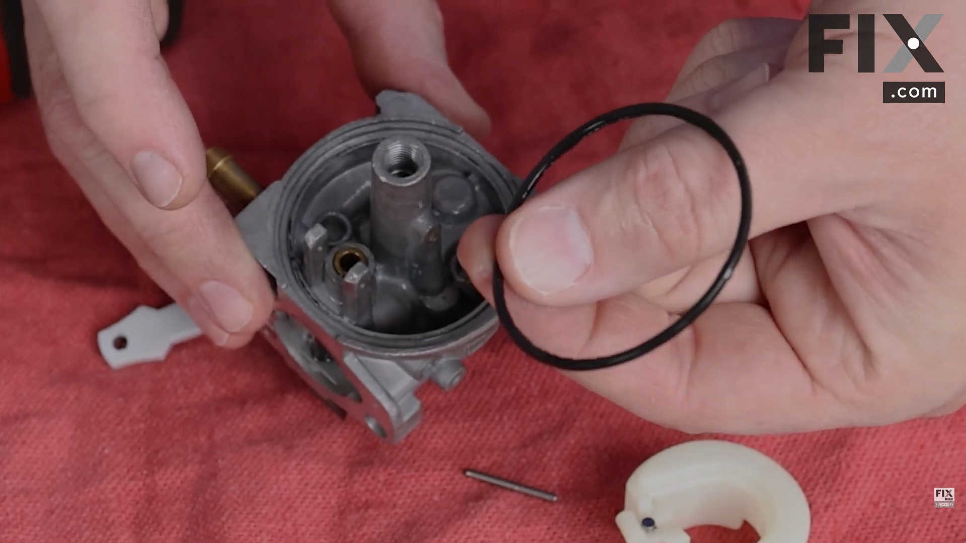 Removing the Bowl Gasket from a Carburetor