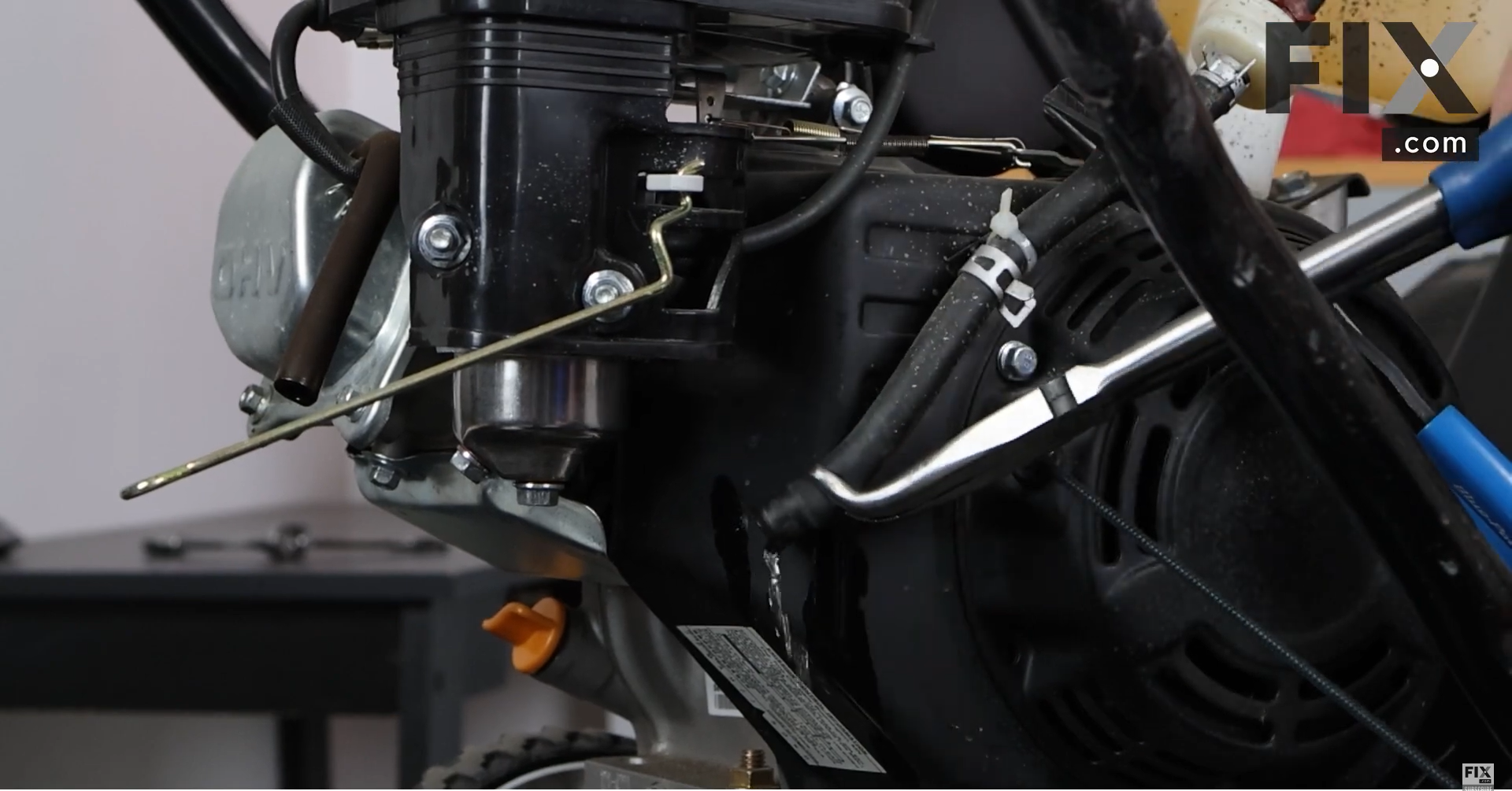 Removing the from Fuel Line from a Single Stage Snowblower