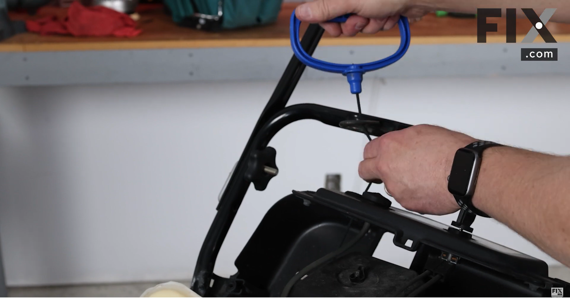 Removing the Starter Cord from a Single Stage Snowblower