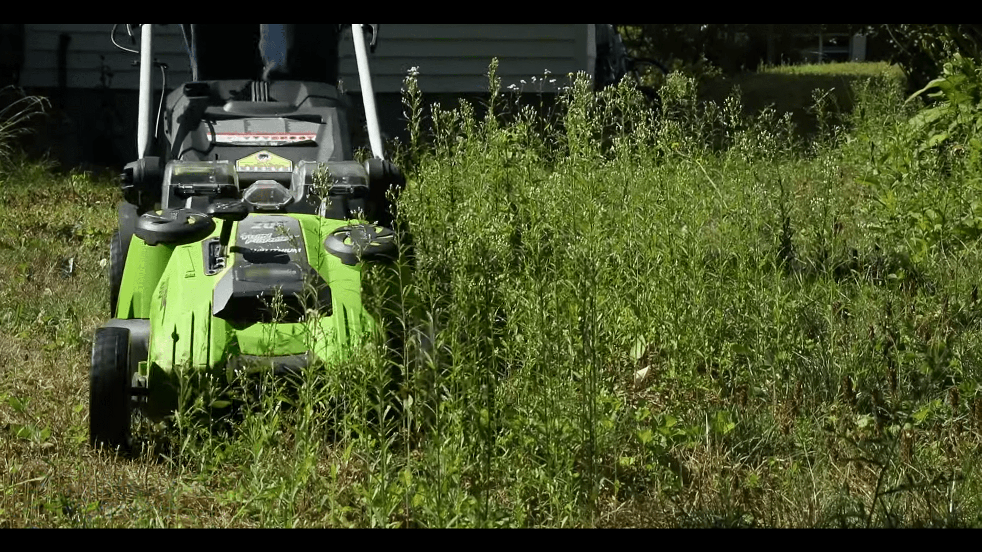 Electric lawn mowers still have impressive range despite spare battery restrictions and needing to be recharged