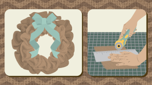 Crafting with Burlap