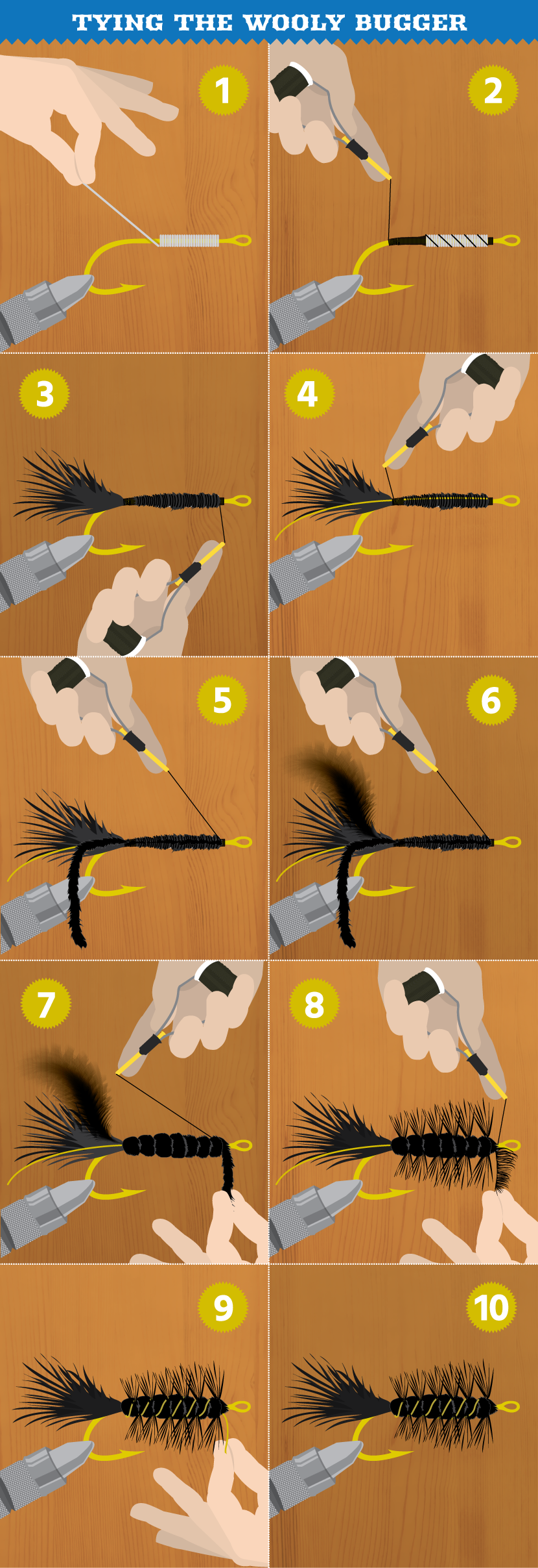 How to Tie a Wooly Bugger
