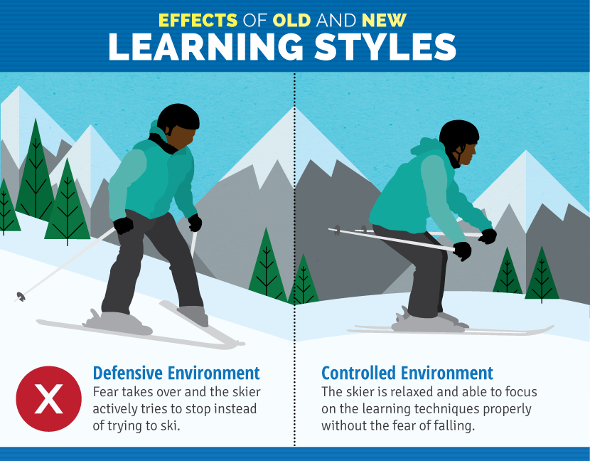 Old and New Learning Styles for Skiing