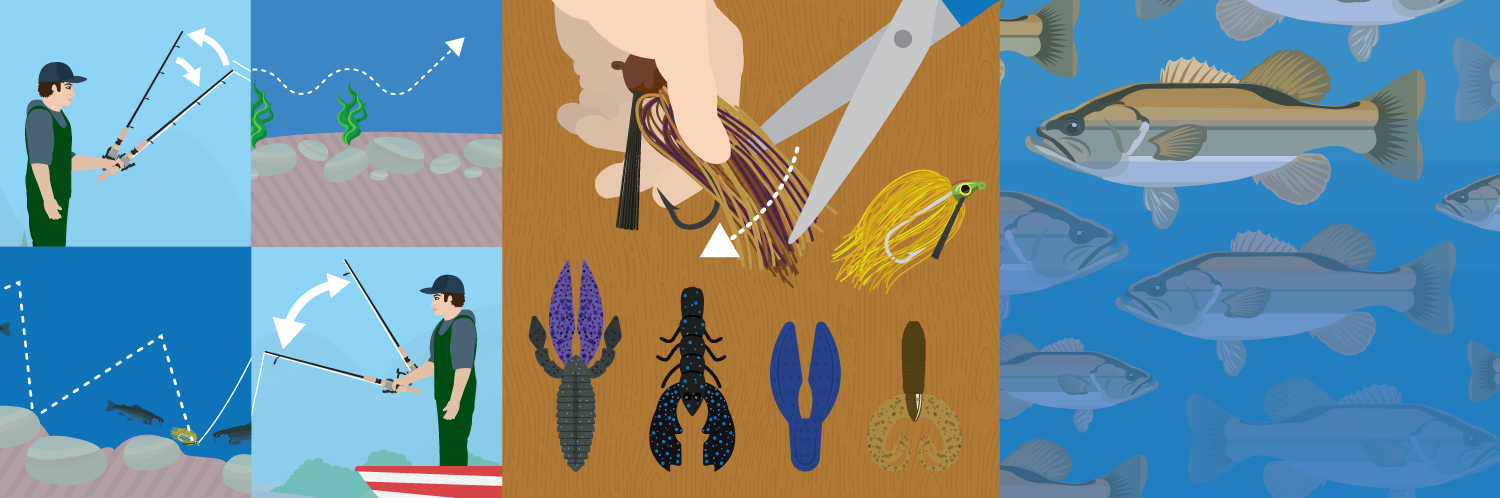 Jig Fishing For Bass