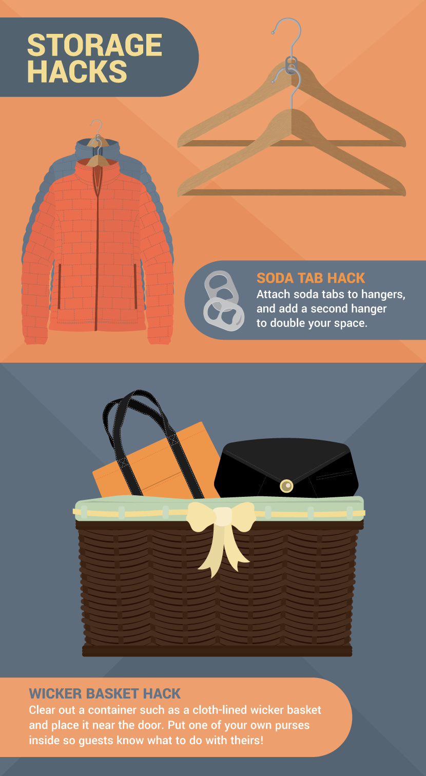 Storage Hacks For a Party