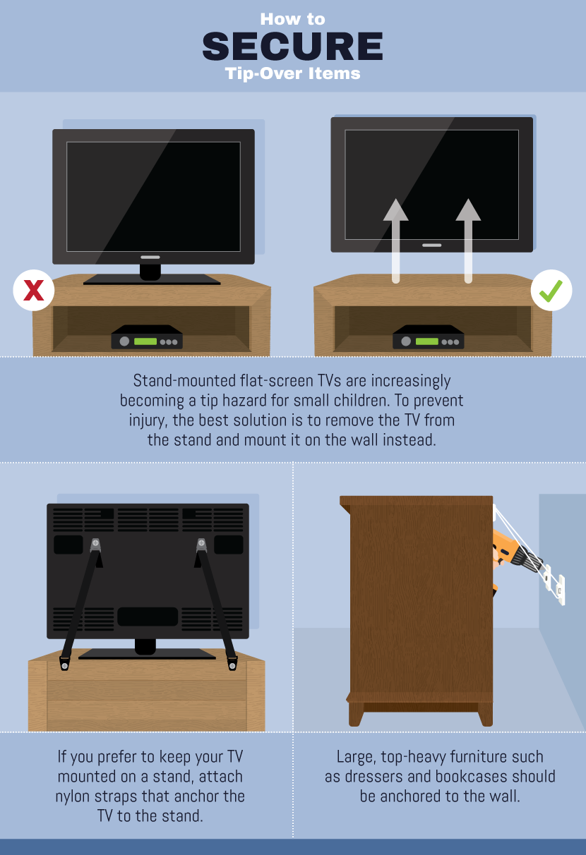 Secure Items That Could Tip Over