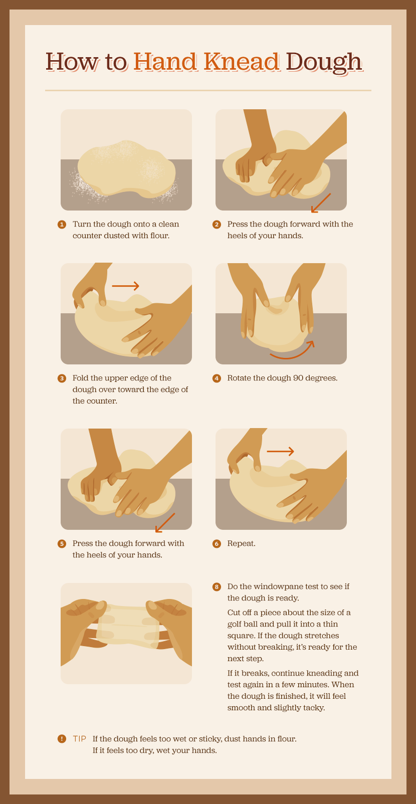 How to Hand Knead Bread