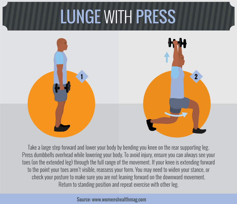 Lunge with Press