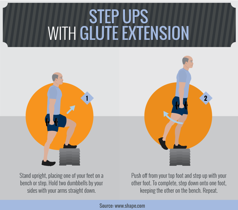 Step-Up Glute Extention