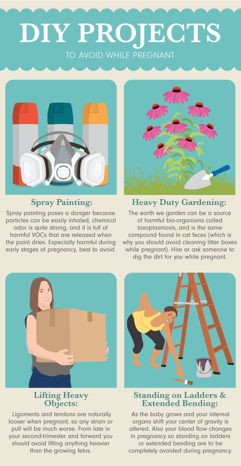 DIY Projects to Avoid While Pregnant
