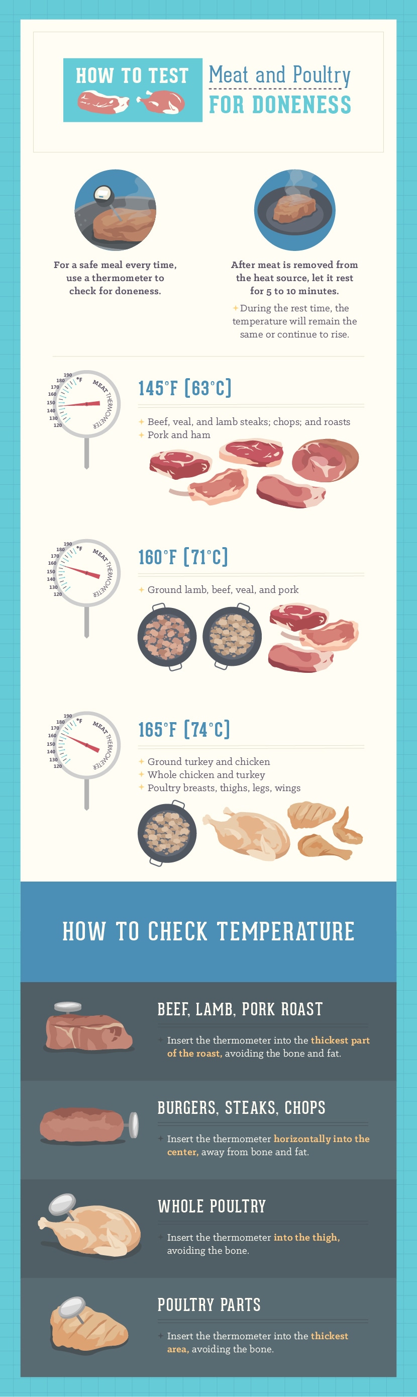 Testing Meat and Poultry for Doneness - How to Cook Meat Properly