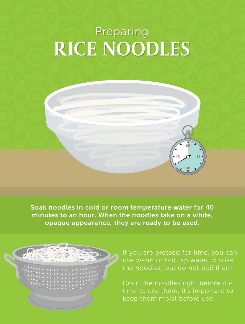 Preparing Rice Noodles - Perfect Pad Thai