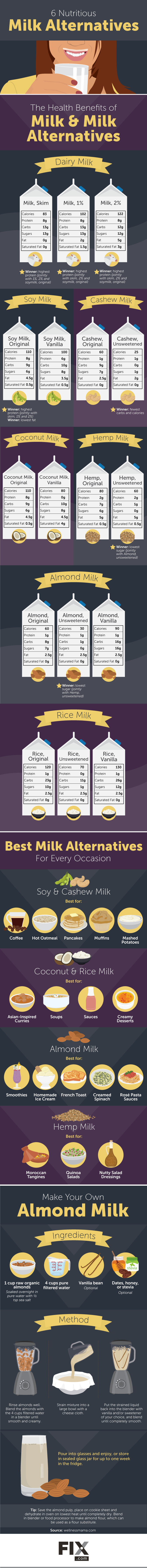 6 Nutritious Milk Alternatives to Try