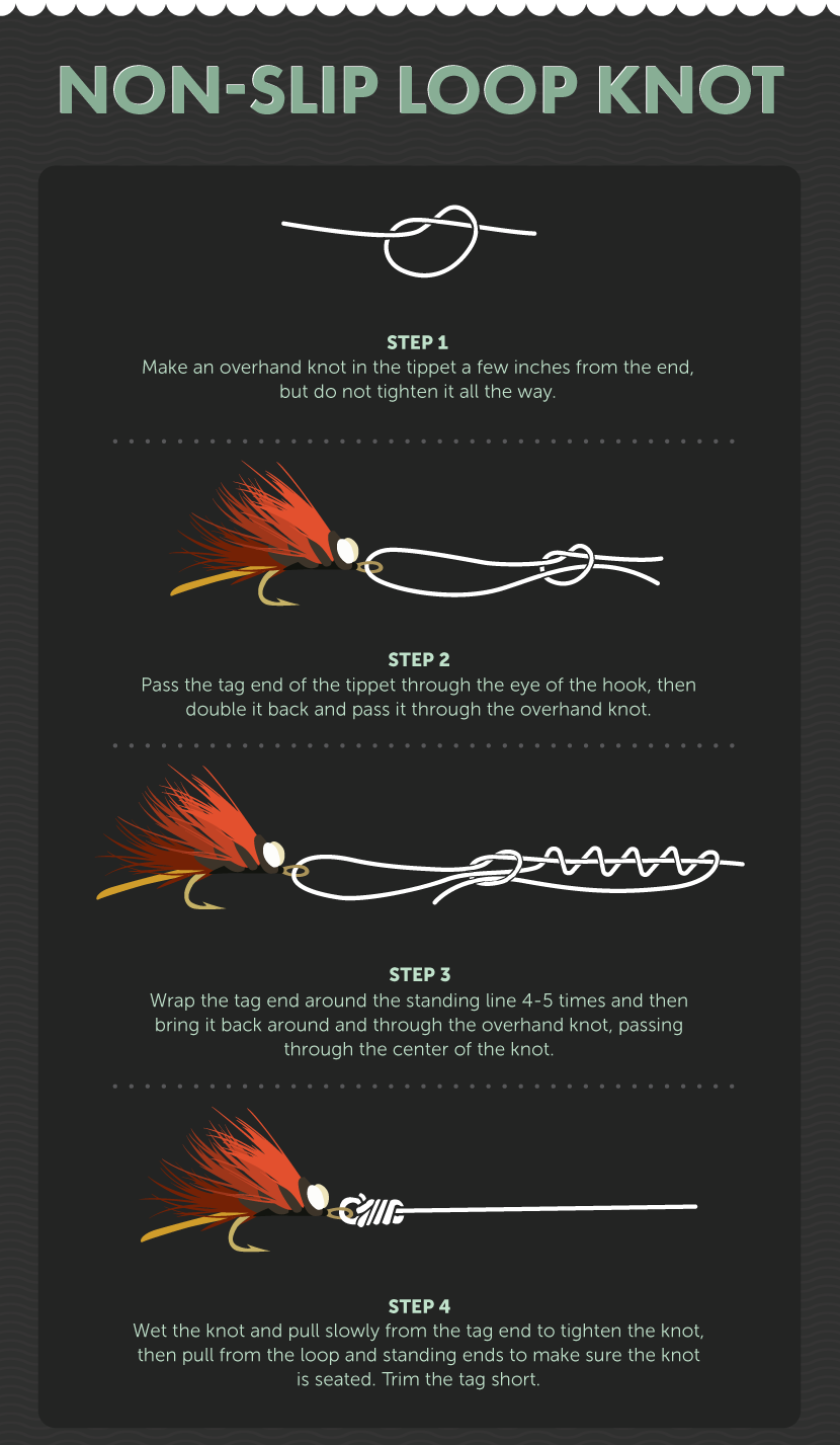 Non-Slip Loop Knot - Knots for Fly-Fishing