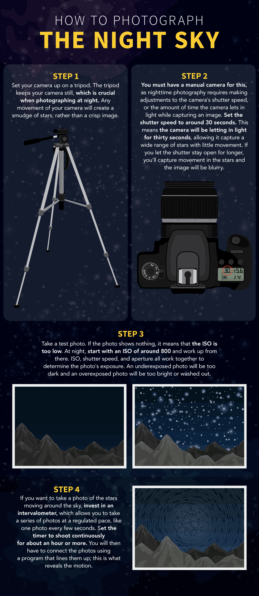 How to Photograph The Night Sky - Getting Away From Light Pollution