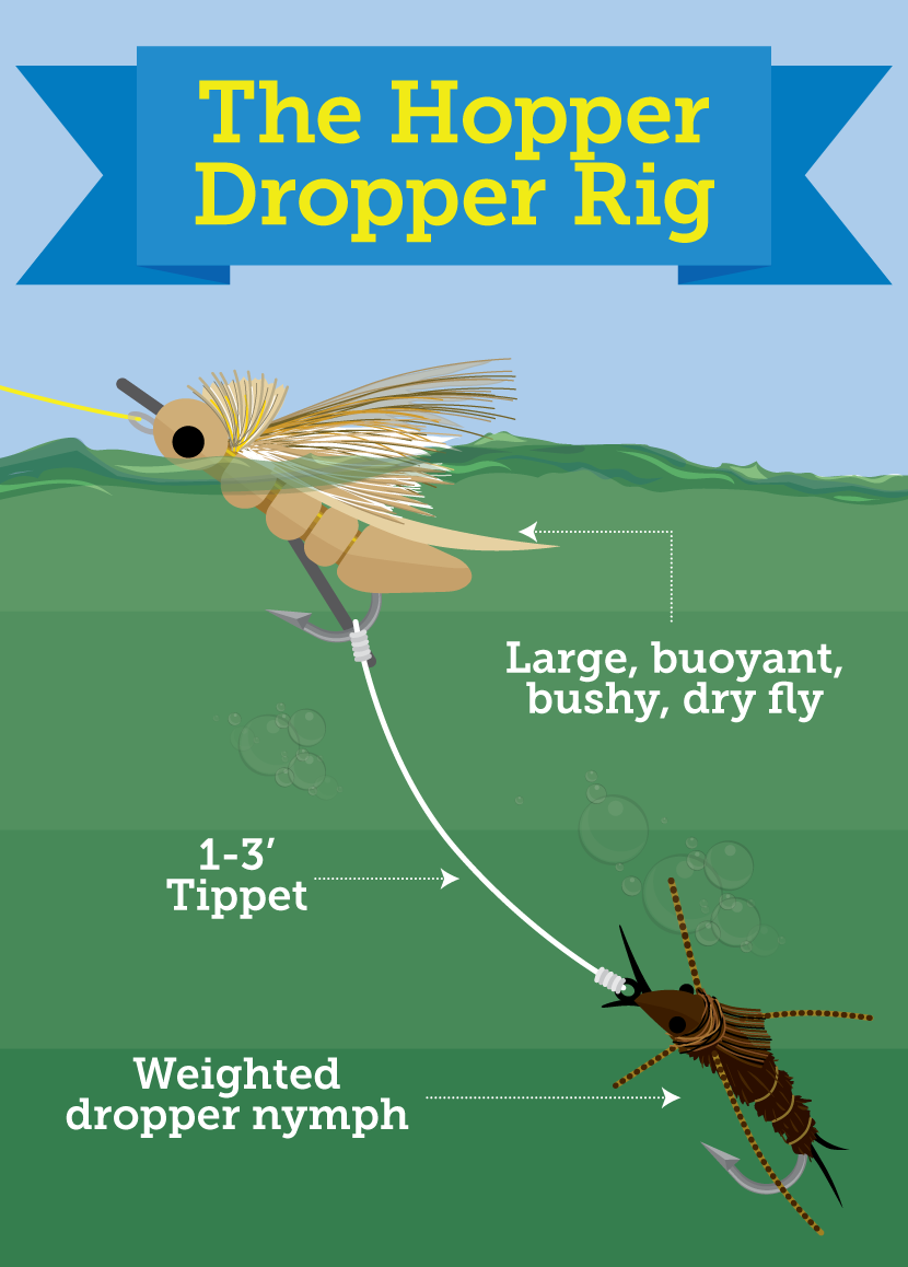 Hopper Dropper Rig - Try Multiple Fly Rigs for Trout Fishing Success