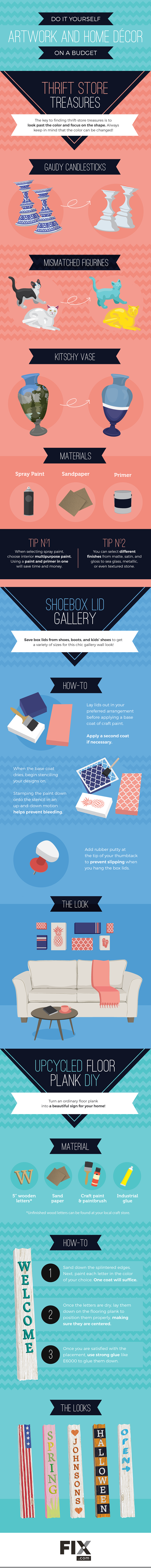 DIY Artwork and Home Décor on a Budget