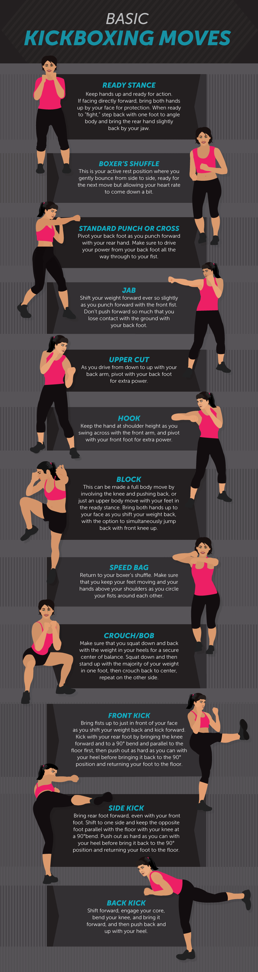 Basic Kickboxing Moves - Kickboxing Your Way to a New You!