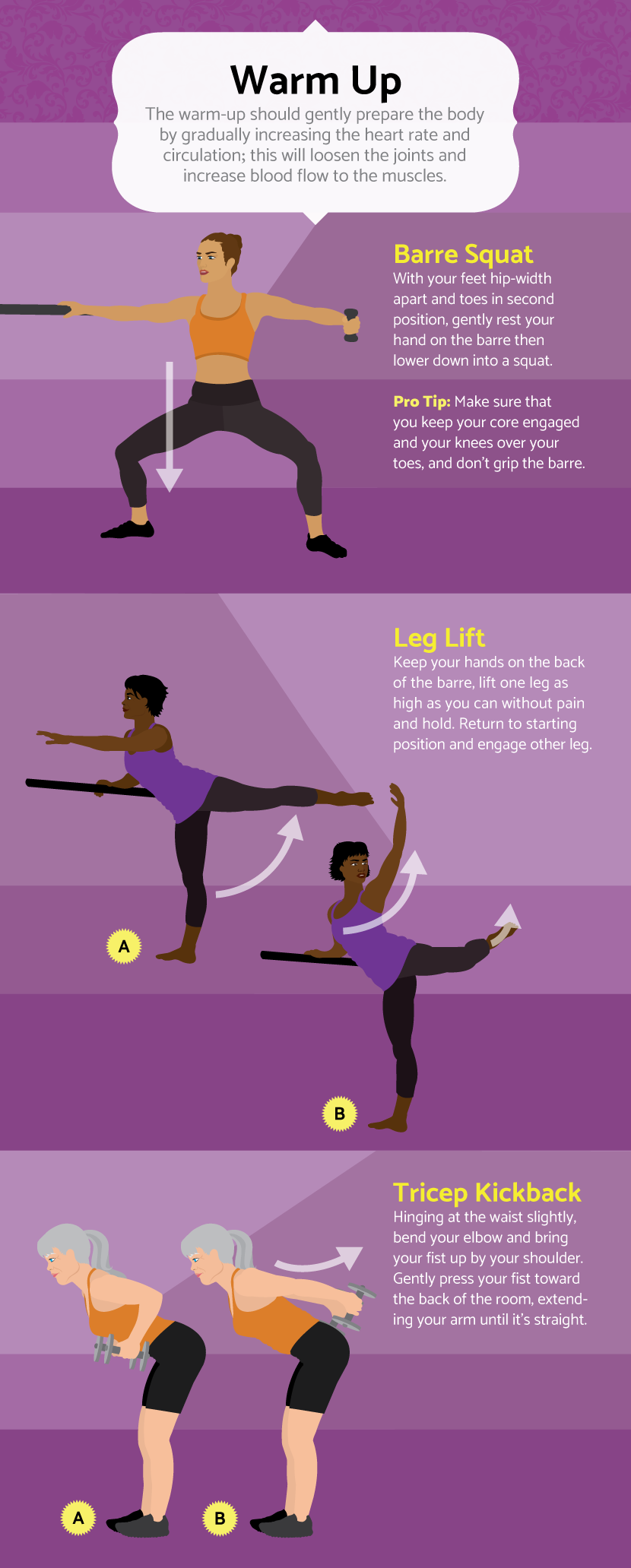 Barre Class Warmup - A Barre and Ballet-Inspired Workout