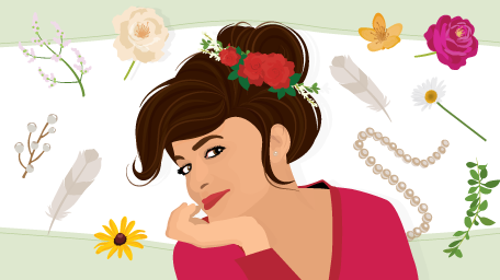Making Flower Crowns with Real Flowers