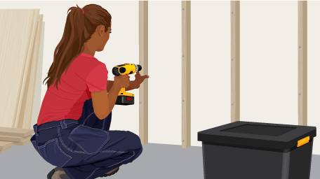 Get Organized by Building This Simple, Low-Cost DIY Storage Unit