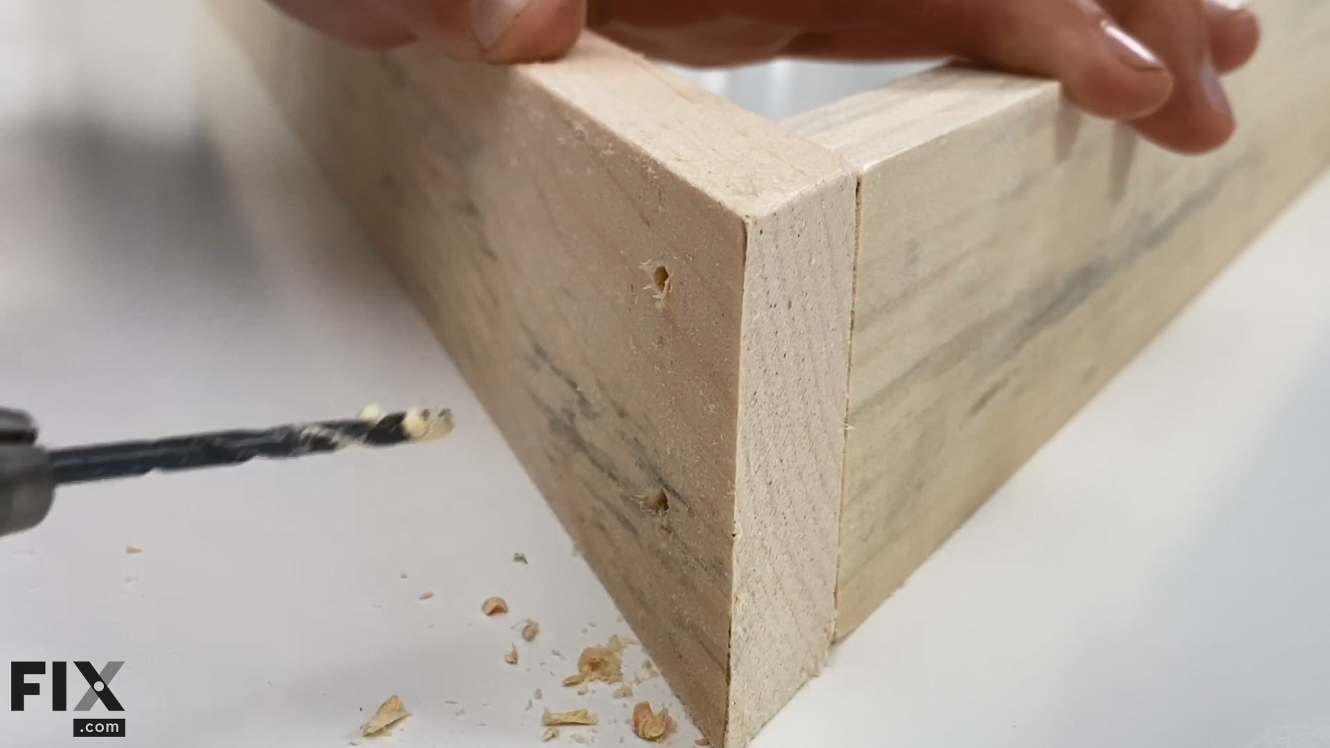 Holes to Drill to Build a Bulb Christmas Tree Frame