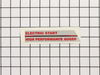 Label-snow Front H – Part Number: 777D16470