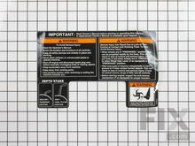 Label-tine Shld Fr – Part Number: 777S32308