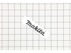 Makita Logo Label – Part Number: 819312-8