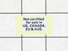 10018391-2-S-Honda-87114-ZH7-000-Label- Warning