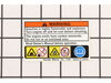 Mark- Operator Caution – Part Number: 87516-ZH7-010