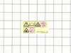 Mark- Operator Caution - Picto – Part Number: 87519-ZH7-000