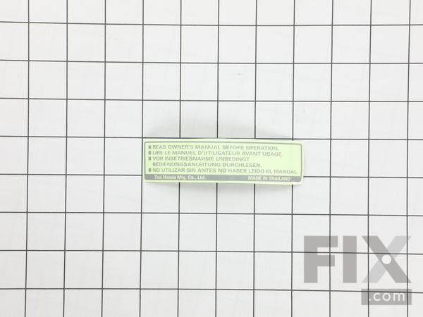 10018641-1-M-Honda-87522-Z0T-800-Label- Caution