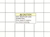 Mark- Ex. Caution - English – Part Number: 87539-Z0J-000