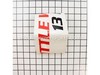 Little Wonder Housing Label-13 Hp – Part Number: 910625