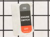 Engine Switch Label – Part Number: 940474001
